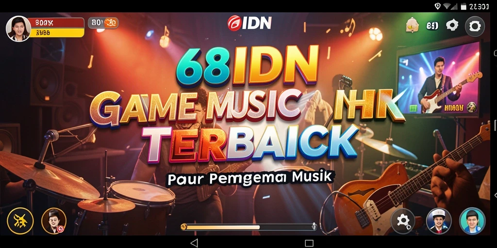 Tampilan gameplay interaktif 68IDN yang menyenangkan dan penuh warna.