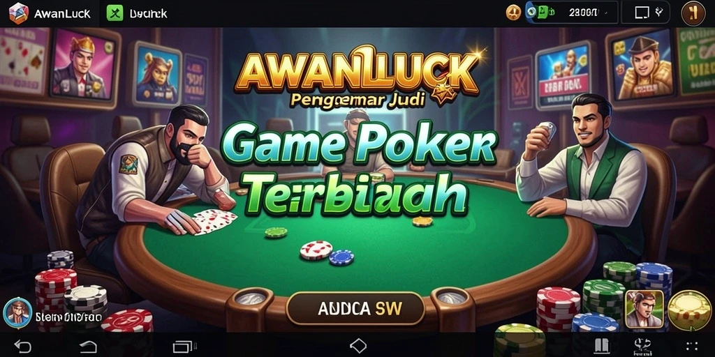 Gameplay Poker yang seru dan menarik di AWANLUCK.