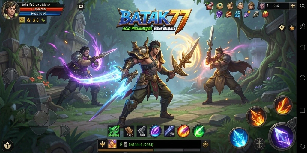 Screenshot utama BATIK77 menunjukkan aksi mendebarkan dalam gameplay ARPG.