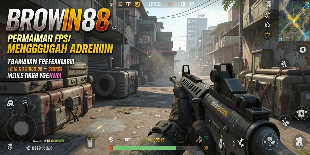 Tangkapan layar gameplay BROWIN88 dengan pertempuran dramatis.