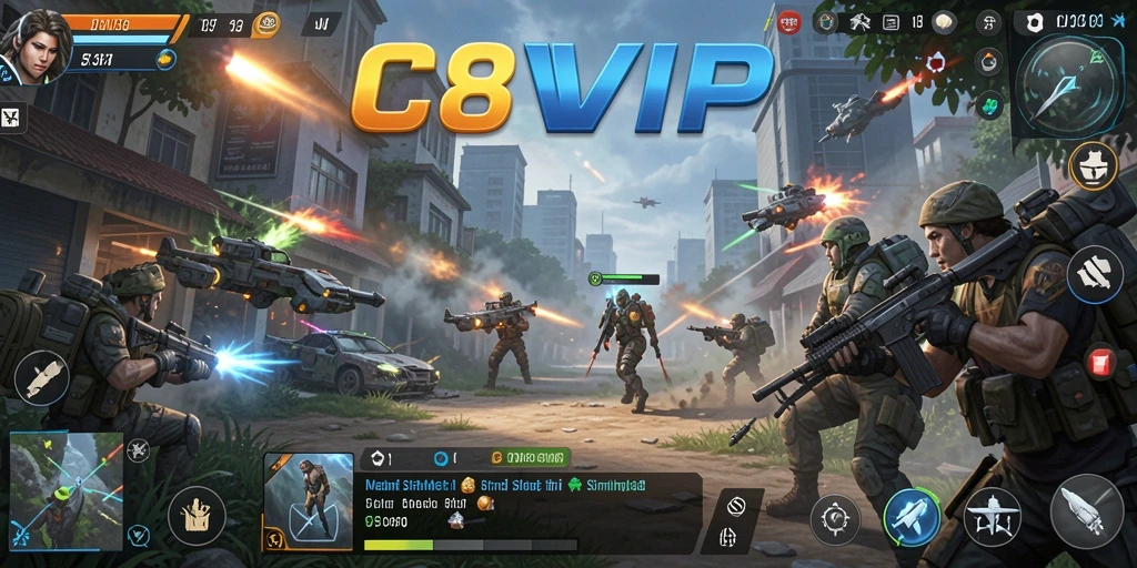 Gameplay intens dan strategi mendebarkan dalam C8VIP.