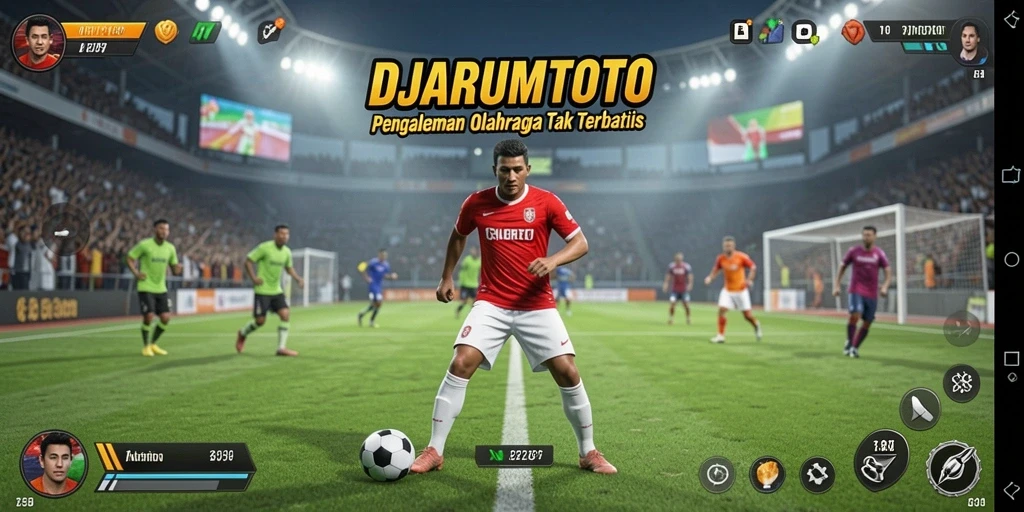 Tampilan gameplay seru dari DJARUMTOTO yang menggugah semangat.