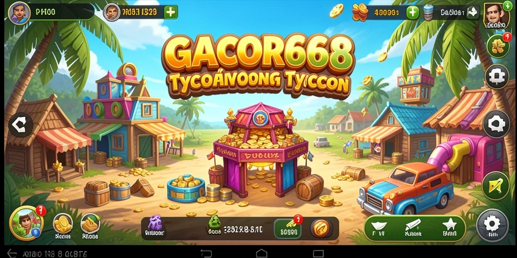 Screenshot GACOR668 menampilkan serunya gameplay Tycoon.