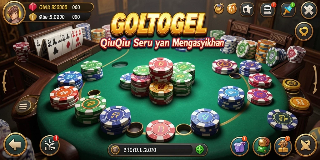 Screenshot gameplay QiuQiu GOLTOGEL yang menarik.