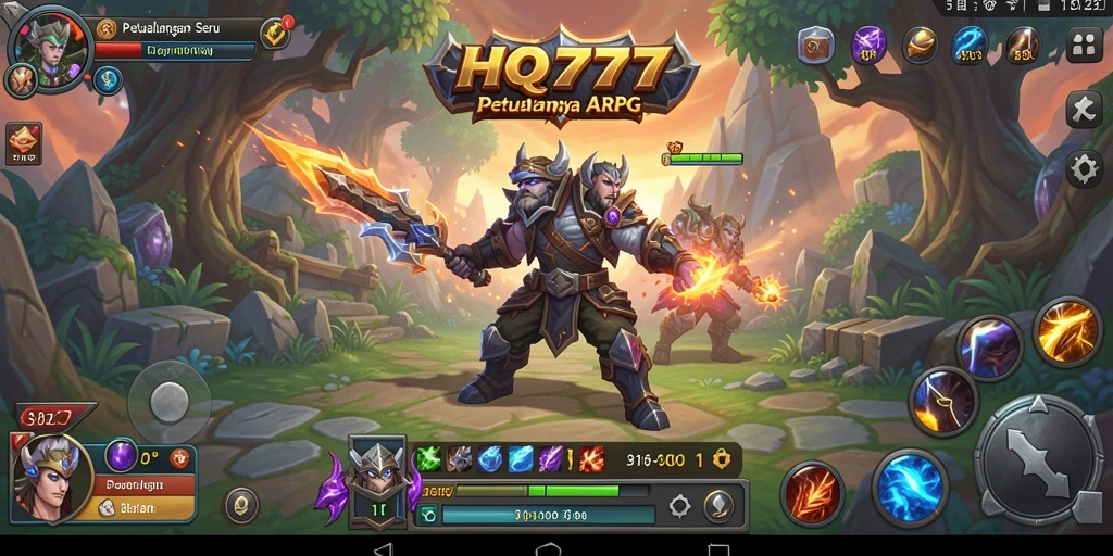 Tampilan gameplay HQ777 yang memikat dan mendebarkan.