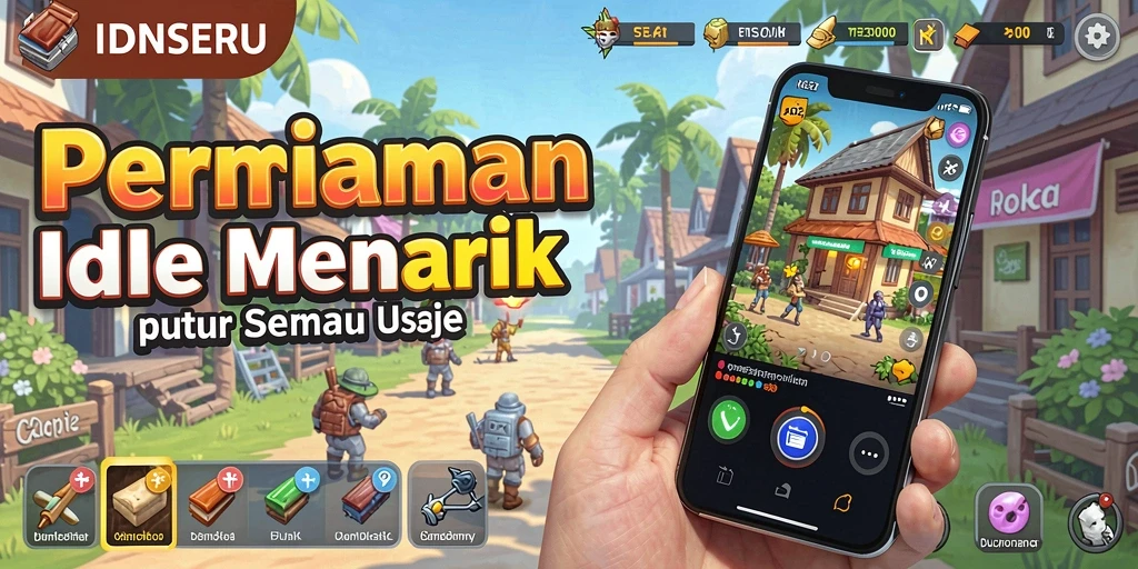 Tampilan gameplay IDNSERU yang menarik dan interaktif.