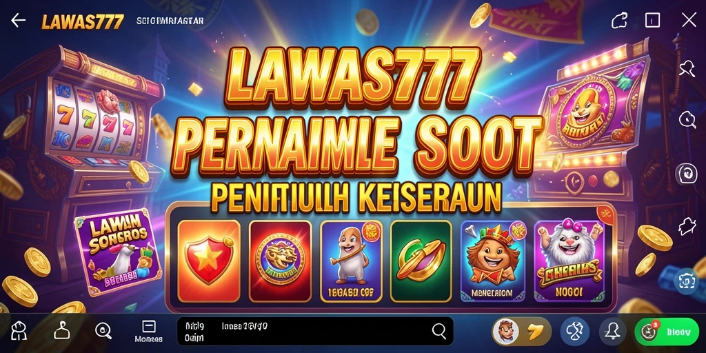 Tampilan gameplay menawan dari LAWAS777 di slot modern.
