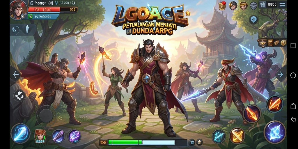 Tampilan gameplay LGOACE yang seru dan mengasyikkan.