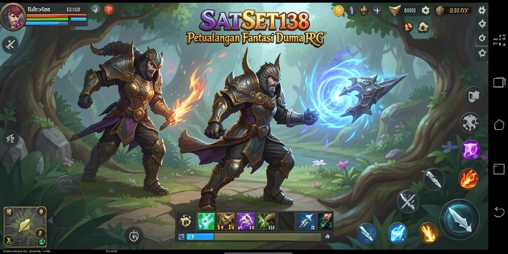 Tampilan gameplay menakjubkan dari SATSET138 saat berpetualang.