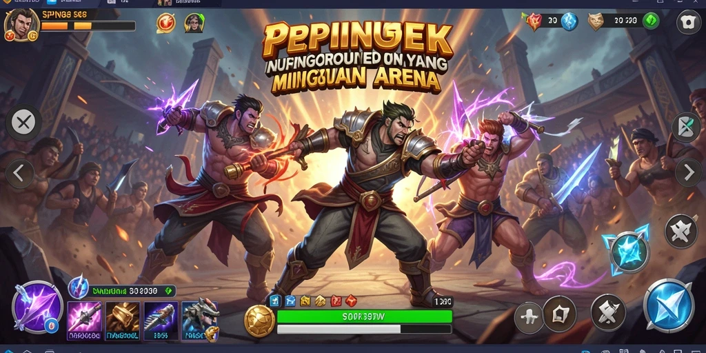 Tampilan gameplay SPIN88 yang intens dan mendebarkan.