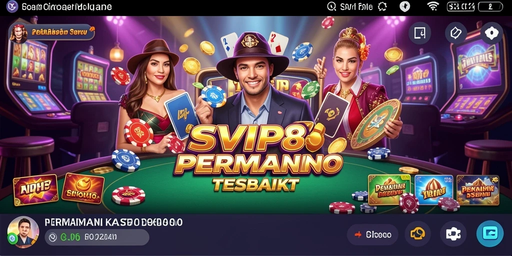 Screenshot gameplay Kasino SVIP8 dengan grafis yang menawan.